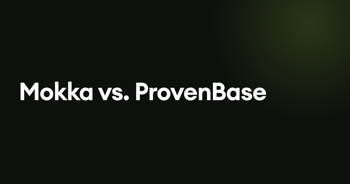 Mokka vs. ProvenBase